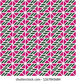 Pattern with abstract geometric style.  For fashion interiors design, wallpaper, textile industry.
