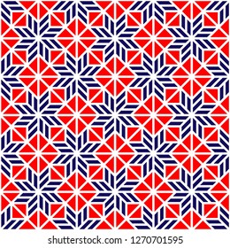 Pattern with abstract geometric style.  For fashion interiors design, wallpaper, textile industry.