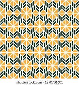 Pattern with abstract geometric style.  For fashion interiors design, wallpaper, textile industry.