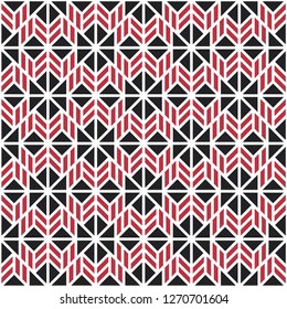 Pattern with abstract geometric style.  For fashion interiors design, wallpaper, textile industry.