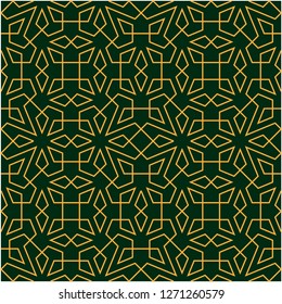 Pattern with abstract geometric style.  For fashion interiors design, wallpaper, textile industry.