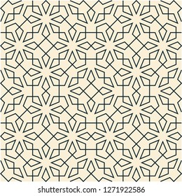 Pattern with abstract geometric style.  For fashion interiors design, wallpaper, textile industry.