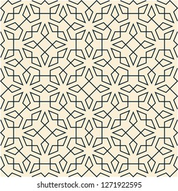 Pattern with abstract geometric style.  For fashion interiors design, wallpaper, textile industry.