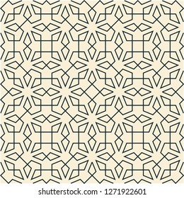Pattern with abstract geometric style.  For fashion interiors design, wallpaper, textile industry.