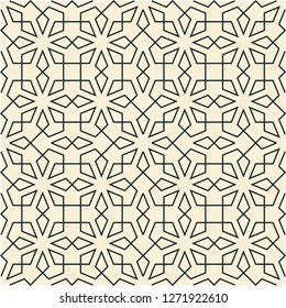 Pattern with abstract geometric style.  For fashion interiors design, wallpaper, textile industry.