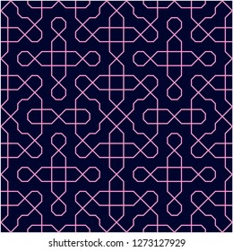 Pattern with abstract geometric style.  For fashion interiors design, wallpaper, textile industry.