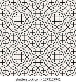 Pattern with abstract geometric style.  For fashion interiors design, wallpaper, textile industry.