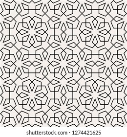 Pattern with abstract geometric style.  For fashion interiors design, wallpaper, textile industry.