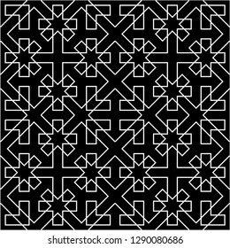 Pattern with abstract geometric style.  For fashion interiors design, wallpaper, textile industry.