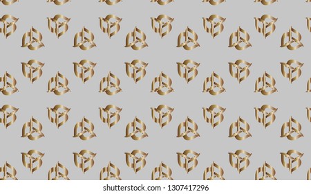 Pattern with abstract geometric style. For fashion interiors design, wallpaper, textile industry.  mosaic on a colored background. Luxury  vector pattern.