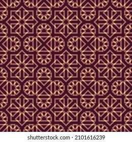Patrón con estilo geométrico abstracto. Para el diseño de interiores de moda, tapicería, industria textil.