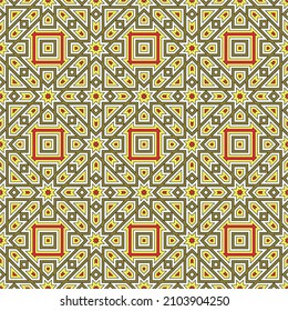 Pattern with abstract geometric style. For fashion interiors design, wallpaper, textile industry.