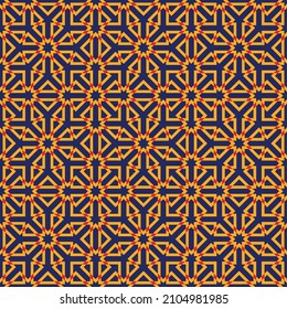 Pattern with abstract geometric style. For fashion interiors design, wallpaper, textile industry.