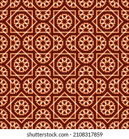 Pattern with abstract geometric style. For fashion interiors design, wallpaper, textile industry.