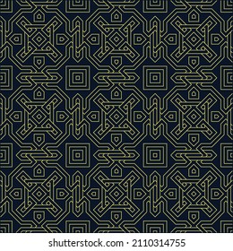 Pattern with abstract geometric style. For fashion interiors design, wallpaper, textile industry.