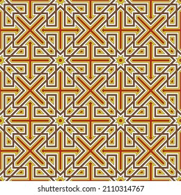 Pattern with abstract geometric style. For fashion interiors design, wallpaper, textile industry.