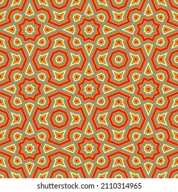 Pattern with abstract geometric style. For fashion interiors design, wallpaper, textile industry.