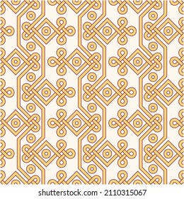 Pattern with abstract geometric style. For fashion interiors design, wallpaper, textile industry.