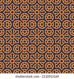 Pattern with abstract geometric style. For fashion interiors design, wallpaper, textile industry.