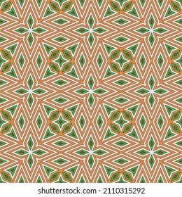 Pattern with abstract geometric style. For fashion interiors design, wallpaper, textile industry.