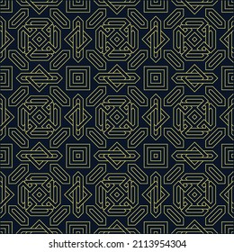 Pattern with abstract geometric style. For fashion interiors design, wallpaper, textile industry.