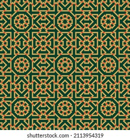 Pattern with abstract geometric style. For fashion interiors design, wallpaper, textile industry.