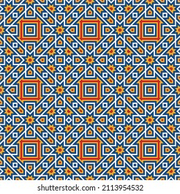 Pattern with abstract geometric style. For fashion interiors design, wallpaper, textile industry.