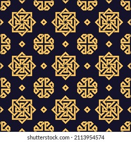 Pattern with abstract geometric style. For fashion interiors design, wallpaper, textile industry.