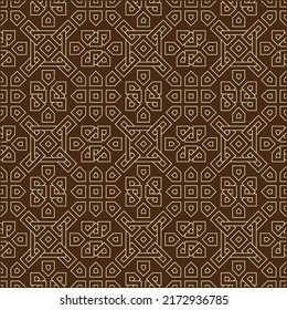 Pattern with abstract geometric style. For fashion interiors design, wallpaper, textile industry.