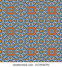 Pattern with abstract geometric style. For fashion interiors design, wallpaper, textile industry.