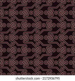 Pattern with abstract geometric style. For fashion interiors design, wallpaper, textile industry.