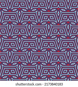 Pattern with abstract geometric style. For fashion interiors design, wallpaper, textile industry.