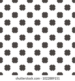 Pattern Abstract Geometric Wallpaper Vector illustration. background. black. on white background. Flower