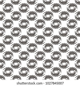 Pattern Abstract Geometric Wallpaper Vector illustration. background. black. on white background