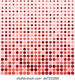 Pattern abstract halftone red dots. Hipster fashion Memphis style - vector illustration eps 10.