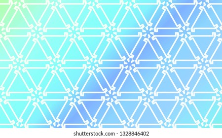 Pattern With Abstract Illusion Triangles. Gradient background. Vector Illustration. Design For Paper, Flyer, Presentation, Invitation Card.