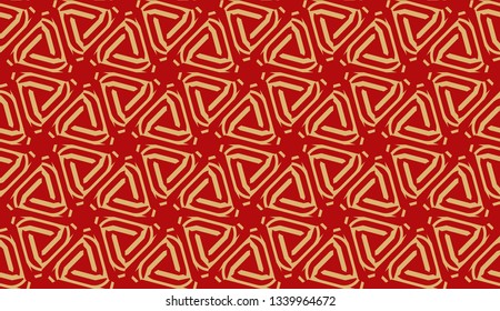 Pattern with abstract illusion triangles. Vector Seamless illustration. For your business, presentation, fashion print