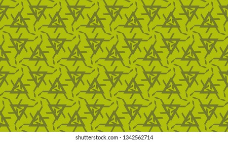Pattern with abstract illusion triangles. Vector Seamless illustration. For your business, presentation, fashion print