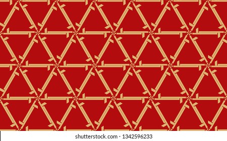 Pattern with abstract illusion triangles. Vector Seamless illustration. For your business, presentation, fashion print