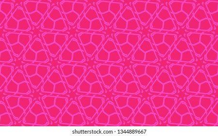 Pattern with abstract illusion triangles. Vector Seamless illustration. For your business, presentation, fashion print