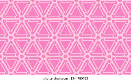 Pattern with abstract illusion triangles. Vector Seamless illustration. For your business, presentation, fashion print
