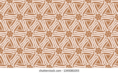 Pattern with abstract illusion triangles. Vector Seamless illustration. For your business, presentation, fashion print