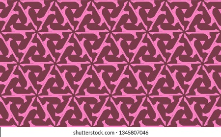 Pattern with abstract illusion triangles. Vector Seamless illustration. For your business, presentation, fashion print