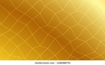 Pattern with abstract line in polygonal mesh style. For modern interior design, fashion print. Vector illustration. Creative gradient color