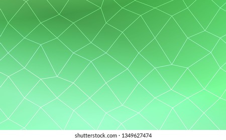Pattern with abstract line in polygonal mesh style. For modern interior design, fashion print. Vector illustration. Creative gradient color