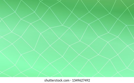 Pattern with abstract line in polygonal mesh style. For modern interior design, fashion print. Vector illustration. Creative gradient color