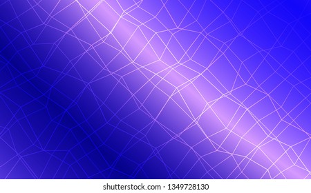 Pattern with abstract line in polygonal mesh style. Template for wallpaper, interior design, decoration, scrapbooking page. Vector illustration