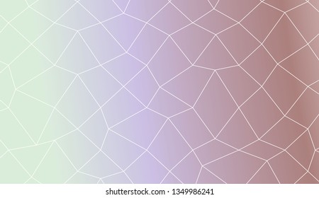 Pattern with abstract line in polygonal mesh style. Template for wallpaper, interior design, decoration, scrapbooking page. Vector illustration
