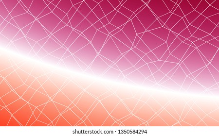 Pattern with abstract line in polygonal mesh style. Template for wallpaper, interior design, decoration, scrapbooking page. Vector illustration