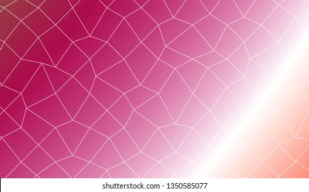 Pattern with abstract line in polygonal mesh style. Template for wallpaper, interior design, decoration, scrapbooking page. Vector illustration